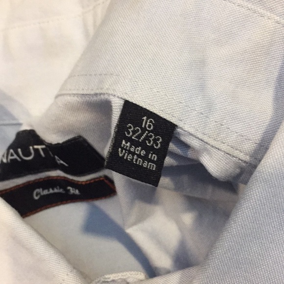 Light Blue Nautica Button Down - Picture 5 of 6